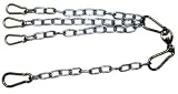 Heavy Bag Chain & Swivel Assembly (3 Snap Hooks)