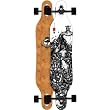Arbor Axis Bamboo 40 Complete Skateboard w/ Free B&F Heart Sticker Bundle