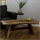 IMAGE OF Davies Coffee Table Style: White Oak Top / Walnut Base