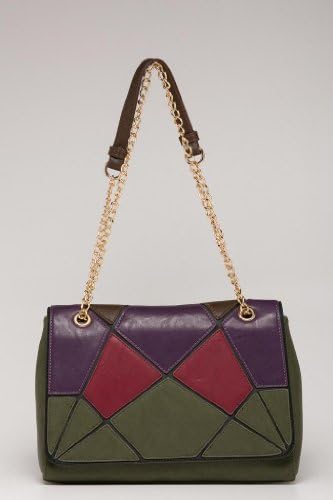 Vieta Medium Size Three Color Toned Faux Leather Tote Satchel Hobo Handbag Purse, Colors Available