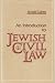 Book Introduction to Jewish Civil Law
