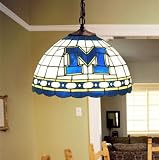 Michigan Wolverines Tiffany Hanging Lamp
