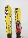 Used Atomic Race 5 Kids Snow Ski with Binding 100cm C