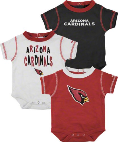 Arizona Cardinals Infant 3-Piece Creeper Set