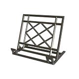 Cast Iron Cookbook Holder - Silver
