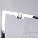 One Polish Mirror Stainless Steel License Plate Frame Holder Front Or Rear Bracket Laser Engrave Bentley with Logo Steel Screw Cap