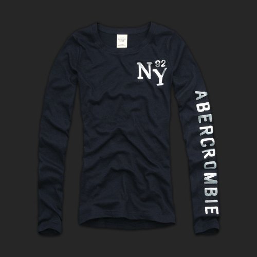 Abercrombie & Fitch Long Sleeve Alice – Navy (S)