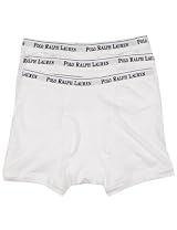Ralph Lauren Mens Underwear Boxer Brief 3Pack White
