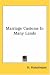 Book Marriage Customs in Many Lands