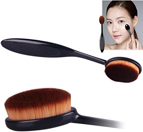Fullgoods Pro Cosmetic Makeup Face Powder Blusher Toothbrush Curve Foundation Brush