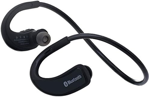 THUNBIRD Sports Bluetooth 4.0 Wireless Headset High Definition Headphone Earphone Earbud Earpiece With CVC6.1 Noise Cancelling Stereo Speaker Crystal Clear Sound Microphone Hands-free Calling [ Sports / Running / Gym / Exercise/ Lifestyle] (Black)