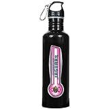 Great American Jacksonville Jaguars Breast Cancer Awareness 26oz Black Water Bottle