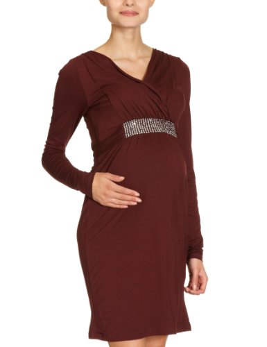 MAMALICIOUS Damen Kleid (knielang) 13068093, Gr. 38 (M), Braun (LIMBO) Preisvergleich