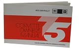1975 Corvette Owner's Manual