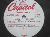 Russell, Jane & Beryl Davies My Funny Valentine 8" Capitol G 1960s