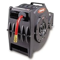 Legacy Manufacturing L8335 Levelwind Retractable Air Or Water Hose Reel with 1/2' ID x 50' Hose
