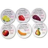 6 LA Colors Nail Polish Remover Pads Aceton Free Fruit Scent 6 Different Ones (Total 199 pADSs