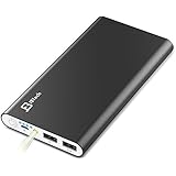 Power Bank, JETech 10,000mAh 2-Output Portable External Power Bank Battery Charger Pack for iPhone 6/5/4, iPad, iPod, Samsung Devices, Smart Phones, Tablet PCs - Black