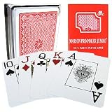 Marion Pro Poker Jumbo 100% Plastic Playing Cards Red - Playing Cards > 100% Plastic > Other