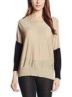 TRUSSARDI JEANS by Trussardi Jersey (Beige / Negro)