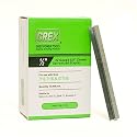 GREX C08 22 Gauge 3/8-Inch Crown 1/2-Inch Length Galvanized Staples (10,000 per box)