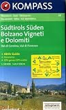 S�dtirols S�den, Bolzano Vignetei e Dolomiti, Val di Cembra, Val di Fiemme: Wandern / Rad / Skitouren. Escursioni / Bike / Sci alpinismo. Panorama, GPS-genau. 1:50.000