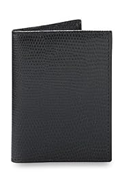 Coated Leather Faux Lizard Skin Wallet