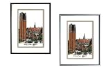 Florida Gators Framed Campus Photo Silver