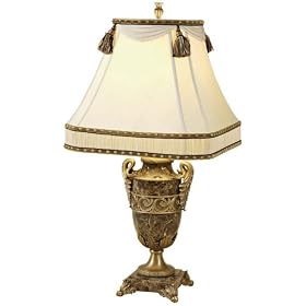 Maitland-Smith Emperadora Stone and Brass Table Lamp by Maitland-Smith