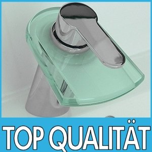 Robinet mitigeur cascade de verre salle de bain bassin lavabo