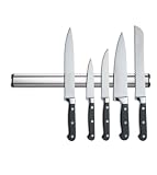 from Kitchen Craft Kitchen Craft Deluxe Cast Magnetic Knife Rack, 45 cm (Model KCCARACKLRG)