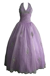 V-neck  Organza/Satin  Ball Gown Quinceanera Dress 