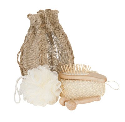 Set de bain en jute 4 pièces. BE35