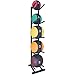Titan Fitness Adjustable Medicine Ball Storage Tree, Holds 5 Med Ball for Strength Training, Muscle Driver, Sport Therapy, Core Strength, WOD