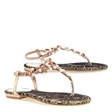 Bamboo Womens Bloom-99 Lace Ftbed - Sandal Sandals & Flip Flops Shoes