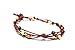 Hempnotic Jewelry Wood Beaded Brown Hemp Anklet - Handmade