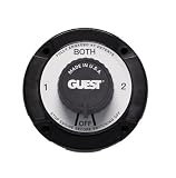 Guest 2111A Universal Mount Marine Battery Selector Switch (230 Continuous, 345 Momentary Amps)