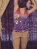 Christian Dior - $1825 New CHRISTIAN DIOR Purple Dyed Sequin Sweater 10 / 42