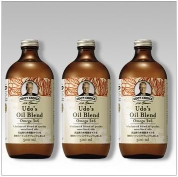 Udo's oil blend (Udozu oil blend) 500ml X 3 Set of omega-3 and omega-6