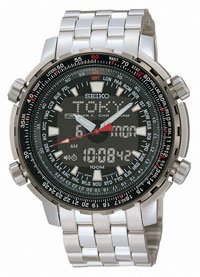 41kalwmMfkL Seiko Mens Analog Digital World Time Flight Chronograph