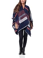 Peace & Love Poncho (Azul)