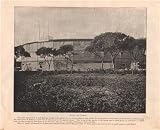 1898 Print Plaza De Toros Cuba Bull Fighting Ring