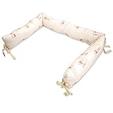 【日本製】 <ミニサイズ> オーガニック ベッドガード ≪Disney プー≫ (オーガニックコットン ダブルガーゼ 綿100%)