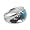Sterling Silver Sleeping Beauty Turquoise Amethyst Ring