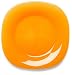 Kitchen & Housewares : Bormioli Rocco Venezia Dessert Plates, Set of 6, Orange