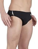 Speedo Herren Badehose Superiority Brief 6,5cm, schwarz-wei&szlig;, 5, 8056200299