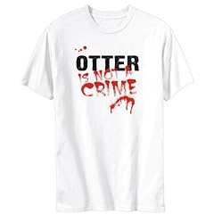 Being A ... Otter Is Not A Crime Tiere Herren T-Shirt (Wei�, Gr��en X-Small - XXX-Large)