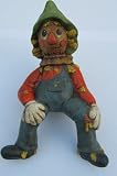 Ceramic Decorative Hollow Scarecrow - Collectible