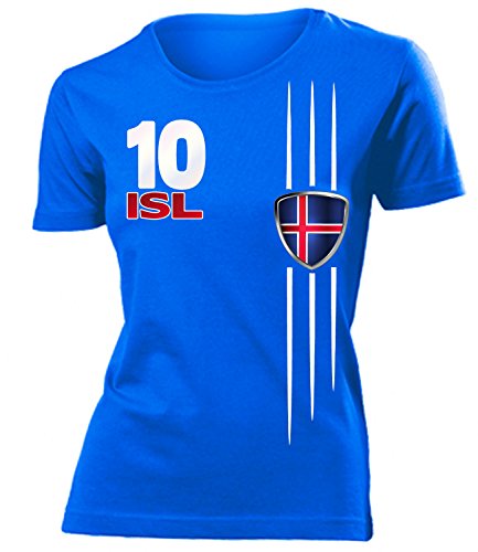 FUSSBALL – ISLAND FANSHIRT 4299(F-B) Gr. M