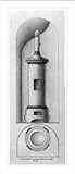 Historic Print (M): Design drawing for a stove. Elevation and plan